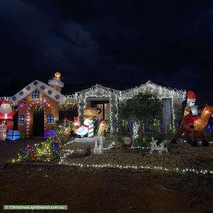 Christmas Light display at  Triton Street, Dunlop