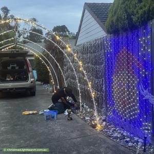 Christmas Light display at 9 Croydondale Drive, Mooroolbark