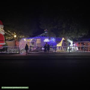 Christmas Light display at 7 Dobinson Street, Echuca