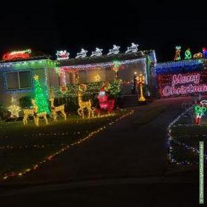 Christmas Light display at 7 Daphne Street, Merrylands