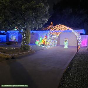 Christmas Light display at 20 Commodore Parade, Andrews Farm
