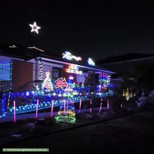 Christmas Light display at 10 Tarawa Road, Lethbridge Park