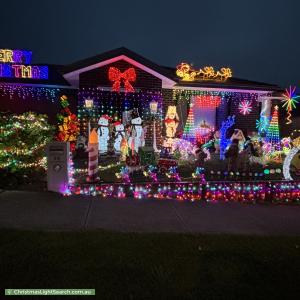 Christmas Light display at 36 Budburst Drive, Sunbury