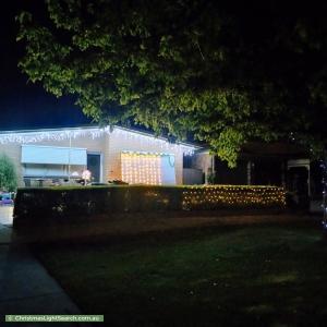 Christmas Light display at 117 Panton Street, Golden Square