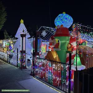 Christmas Light display at 143 Langford Avenue, Langford