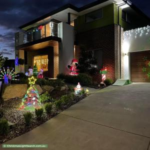 Christmas Light display at 36 Alan Watt Crescent, Casey