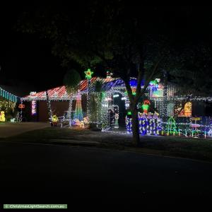 Christmas Light display at 8 Bellevue Place, Springfield Lakes