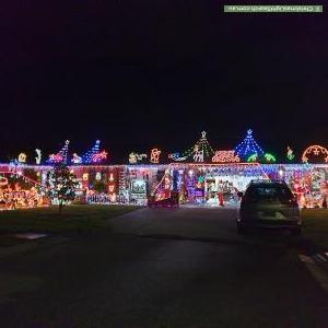 Christmas Light display at 9 Middlesex Court, Cranbourne North