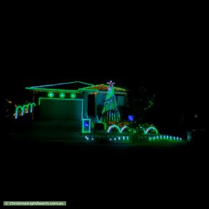 Christmas Light display at 24 Epsilon Street, Box Hill
