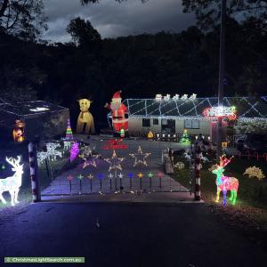 Christmas Light display at 120 Snug Tiers Road, Snug