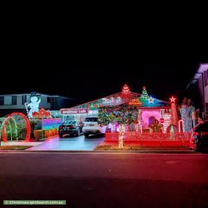 Christmas Light display at 12 Bourne Ridge, Oran Park