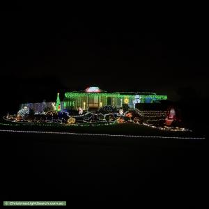 Christmas Light display at 4 Greenridge Court, Wynn Vale