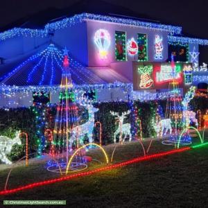 Christmas Light display at 2C Gimber Street, Melville