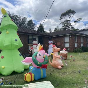 Christmas Light display at 17 Cowra Street, Greystanes