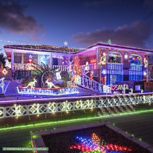 Christmas Light display at 12 Maidstone Street, Mount Tarcoola