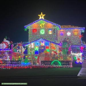 Christmas Light display at 62 Stockholm Avenue, Hassall Grove
