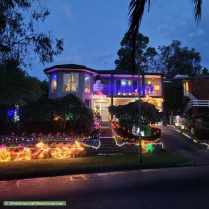 Christmas Light display at 2 Debbie Place, Ringwood North