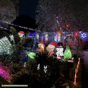 Christmas Light display at 3 Shetland Drive, Wantirna
