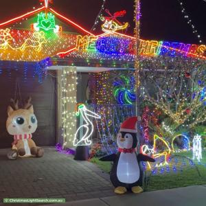 Christmas Light display at 128 Pannage Way, Brabham