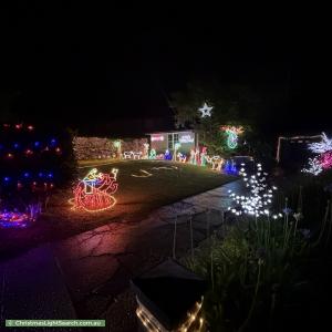 Christmas Light display at 27 Castle Circuit, Westleigh