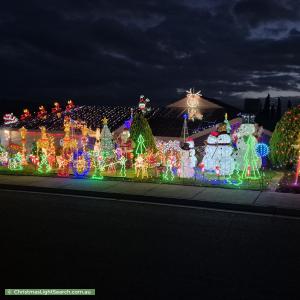 Christmas Light display at 6 Bechervaise Court, Greenwith