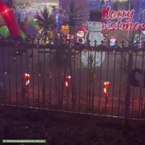 Christmas Light display at 47 Lalor Road, Kenwick
