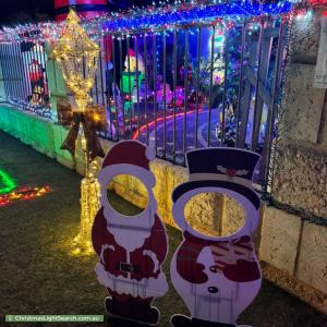 Christmas Light display at 31 Bindoon Loop, Huntingdale