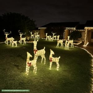 Christmas Light display at 6 Mikado Court, Duncraig