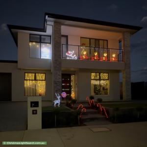 Christmas Light display at 7 Bright Avenue, Moana