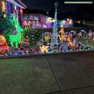 Christmas Light display at 29 Peebles Street, Endeavour Hills