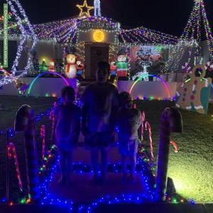 Christmas Light display at 69 Coogee Road, Munster