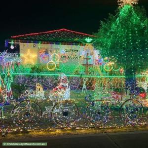 Christmas Light display at 79 Hanworth Street, Balcatta