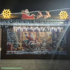 Christmas Light display at 13 Carissa Drive, Botanic Ridge