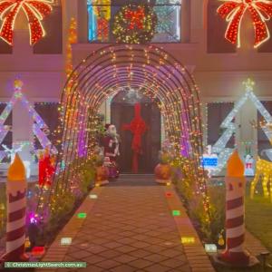Christmas Light display at 87 Shakespeare Avenue, Magill