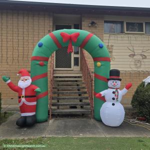 Christmas Light display at 7 Paul Court, Christie Downs