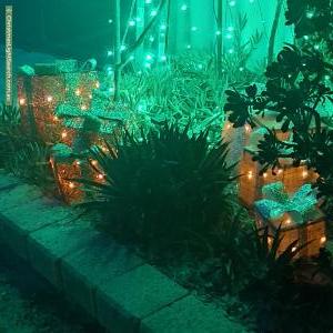 Christmas Light display at 25 Mammoth Court, Ballajura