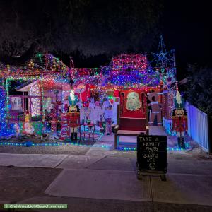 Christmas Light display at 8 Bowaka Street, Park Holme