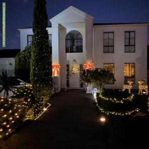 Christmas Light display at  Harbour Drive, Gulfview Heights