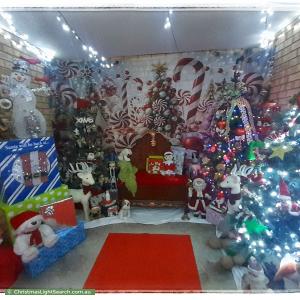 Christmas Light display at 37 Alfred Street, York
