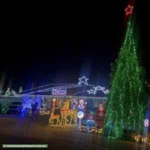 Christmas Light display at  Erin Court, Gulfview Heights