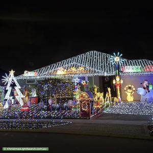 Christmas Light display at 9 Aleaha Brace, Aveley