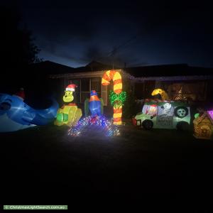 Christmas Light display at 5 Stoke Street, Deer Park
