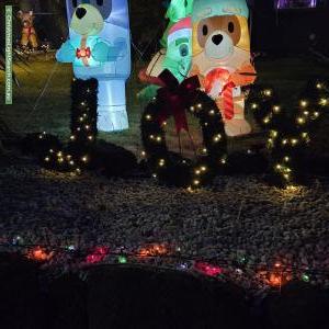 Christmas Light display at  Chapel Street, Glen Waverley