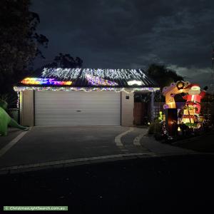 Christmas Light display at 4 Tivoli Court, Rochedale South