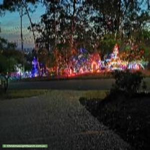 Christmas Light display at  Penelope Drive, Cornubia