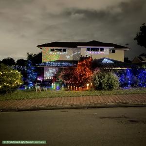 Christmas Light display at 4 Casuarina Avenue, Surrey Downs
