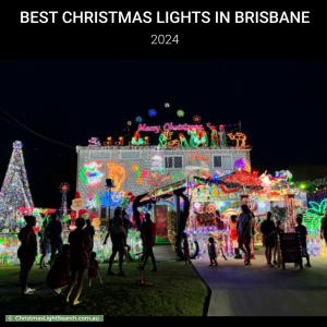 Christmas Light display at 1 Long Street, Clontarf