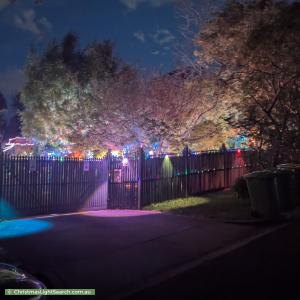 Christmas Light display at 12 McLaren Street, Upwey