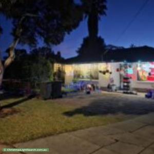 Christmas Light display at 7 Harvey Drive, Salisbury East
