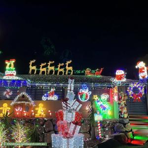 Christmas Light display at 10 Longreef Court, Albany Creek
